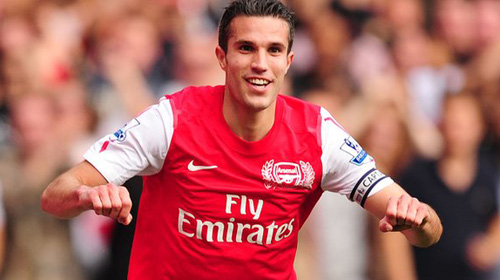 Tiền đạo Robin Van Persie.